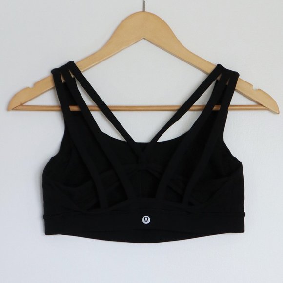 Black Cross Back Lululemon Bra - Picture 2 of 4